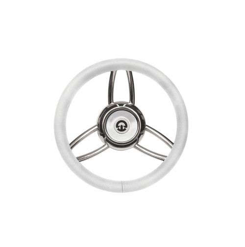 VS13 Steering Wheel -  Diameter 350mm - White - 62.00840.01 - Riviera 